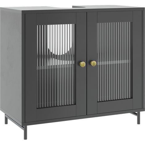 Waschbeckenunterschrank Malte, Grau, 60 x 58 cm, Vicco (1/5)