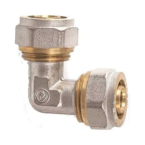 Raccordo curvo a stringere per multistrato : Diametro - 16X16, Spessore - 2MM