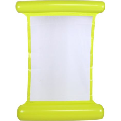 Lit d'eau gonflable flottant portable, fauteuil hamac pliable pour piscine