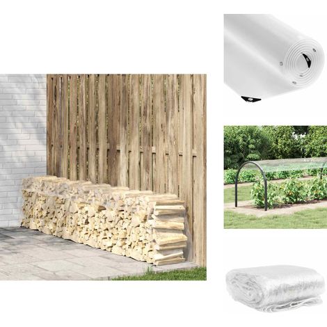 Bâche transparente avec œillets 1x6 m PVC - Bâche Transparente - Bâches Transparentes - Bâche Claire - Bâche Transparente Robuste (1/5)