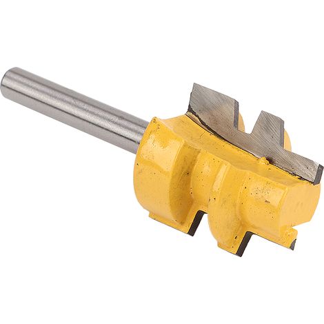 Wolframkarbid-Fräser mit 6,35 mm Schaft, zum Schneiden von Holzplatten, professionelles Holzbearbeitungswerkzeug, 1 Stück, für Oberfräsen, präzises Fräsen. (1/5)