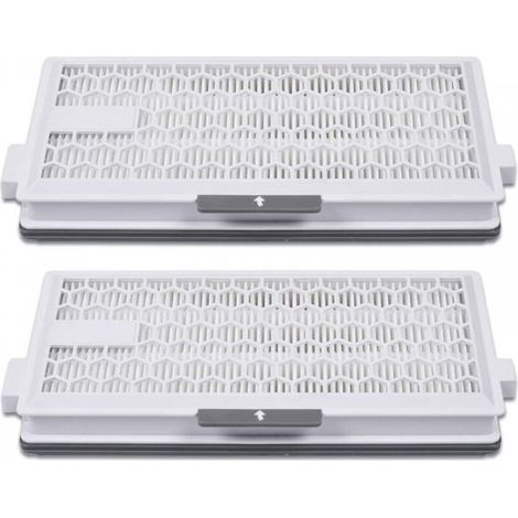 Lot de 2 Filtre Aspirateur pour Miele Complete C3 Active AirClean SF-HA 50 Filtre de Rechange pour Aspirateur Miele Compact C1 C2 Complete C2 S8340 Compatible avec S4, S5, S6, S8 Serie (1/4)