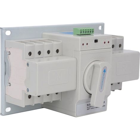 Commutateur de transfert automatique double alimentation 4P Mini ATS de qualité CB pour petits groupes électrogènes 50 Hz/60 Hz 400 V (1/5)