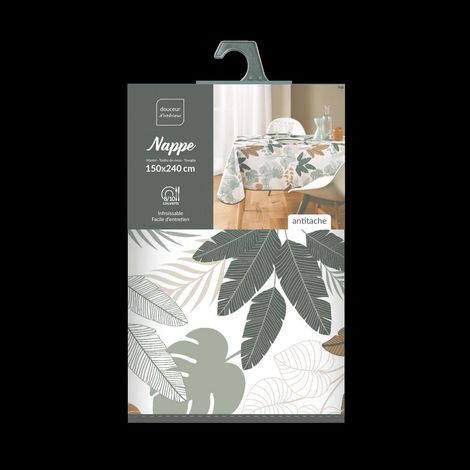 Nappe rectangle - 150 x 240 cm - Fidji - Vert (1/5)