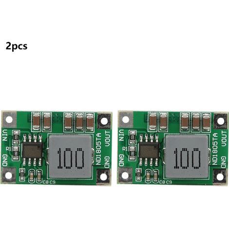 Module abaisseur (lot de 2) Convertisseur abaisseur moteur ND1805TA (5-18 V 3 V) vers 3/3,3 V, 3,7/4,2 V ou 5 V/6 V (1/5)