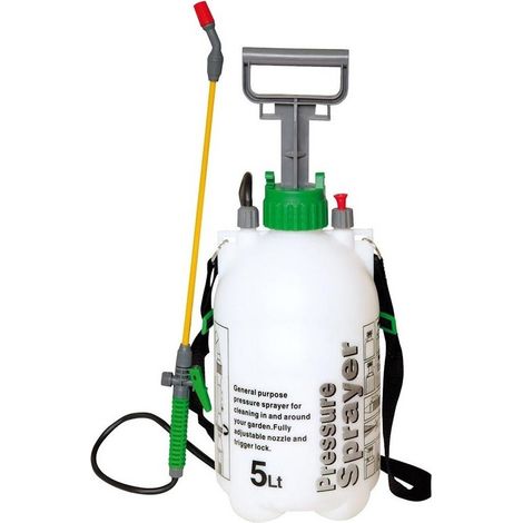 Trade Shop - Pulverizador De Presión Vaporizador Pulverizador 5 Lt Bandolera - (1/5)