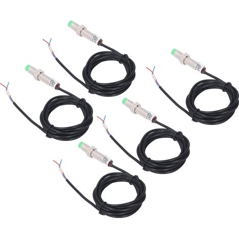 Capteur de proximité inductif M12 LJ12A3-4-Z/DX, 10-36VDC, 2 fils, normalement fermé, pack de 5 interrupteurs (1/5)