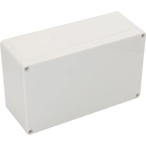 Boîte de jonction étanche IP65, boîtiers électriques en plastique ABS, boîtier de projet électronique DIY, boîtier d'alimentation blanc (1/4)