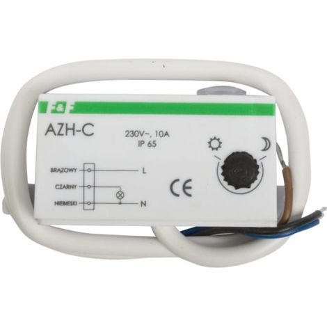 Interruptor crepuscular 10A 230V 21000lx carcasa miniatura IP65 AZHC
