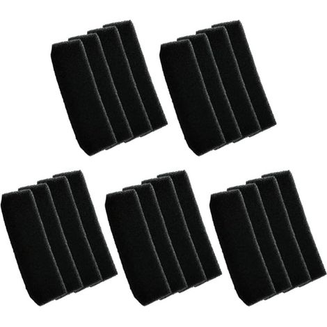 Lot de 20 éponges filtrantes pour nettoyeur de piscine WYBOT, compatibles avec les modèles de vision solaire S2/S2 Pro/S2, maille ultra fine de capture des débris pour aspirateur robot WYBOT (1/5)