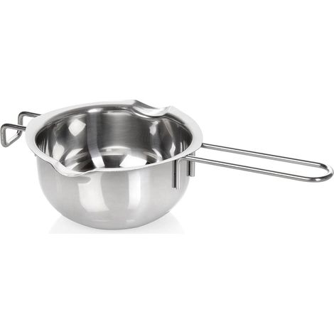 Bol de bain d'eau avec poignée, acier inoxydable, 14 cm, argent (1/5)