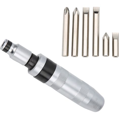 Jeu de têtes de tournevis de rechange en acier chrome vanadium pour tournevis à percussion professionnel (1/5)
