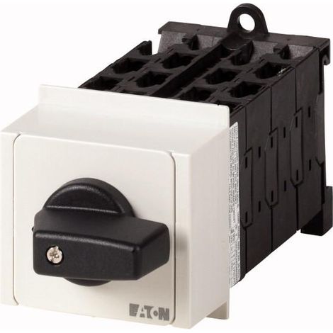 Inverseurs Contacts: 14 20 A plastron: 1-2 90 ° à accrochage encastré 000016005 EATON T0-7-8371/IVS