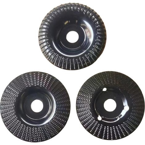 Disques à meuler d'angle de 125 mm – Lot de 3, adaptés aux bois durs – Alésage de 22,2 mm – acier au carbone (1/5)