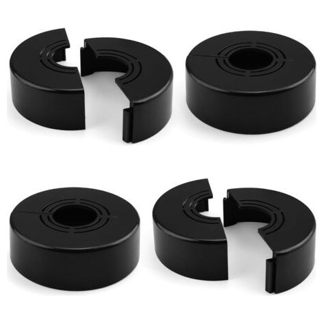 Cache radiateur ajustable 4 pièces – Taille réglable pour conduites de chauffage et d'eau – Conception détachable et facile à installer (1/5)