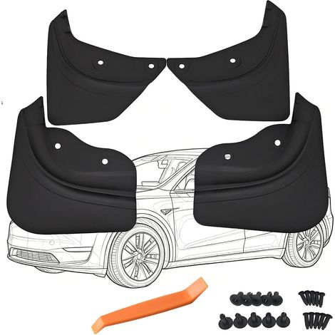 pour Model Y 2021-2024 Garde Boue Bavettes (1/5)