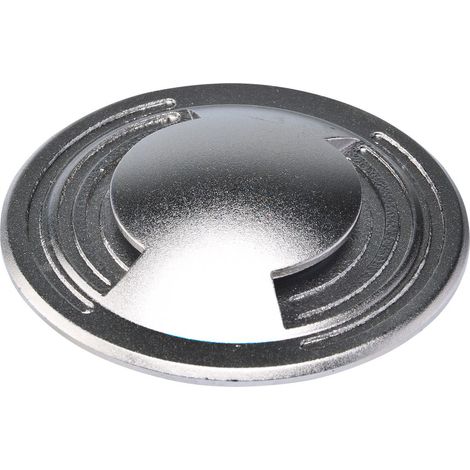 Encastré de sol extérieur ZEPH 1 24V déflecteur double inox bleu 2W - EUROPOLE - 55044DDIN