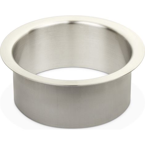 Durchwurfring Ø 180 x H 70 mm Edelstahl gebürstet (1/5)
