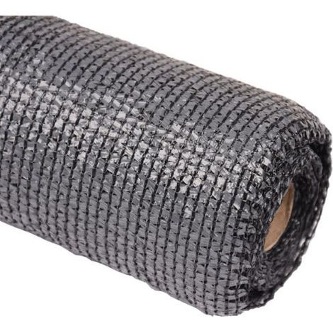 Malla Ocultación 120gr. Antracita 1x10 m (Faura) (1/2)
