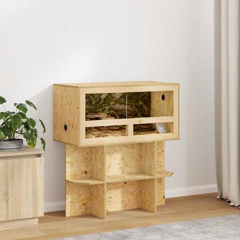 Terrarium Braun 80 x 40 x 40 cm OSB