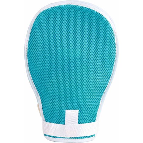 Gants anti-griffures pour démence, mitaines de contrôle poignet, respirants pour personnes âgées, avec ceinture de fixation. (1/5)