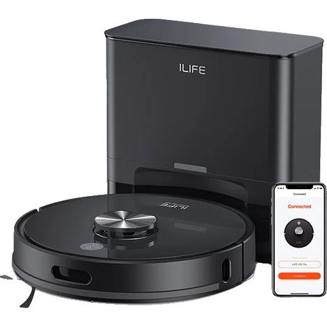 Robot aspirador, 10000 Pa de succión, capacidad de limpieza en húmedo, ILIFE T20S Ultra, UE (1/5)