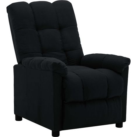 Fauteuil inclinable Noir Tissu Pako (1/5)