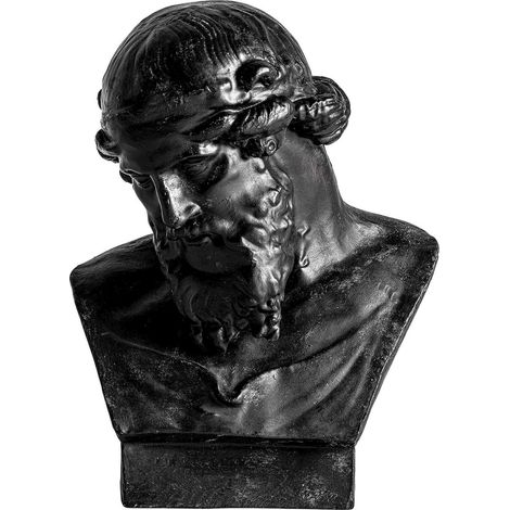 Sculpture élégante pour décoration de charme - Noir intemporel et raffiné