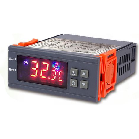 Contrôleur de température numérique STC-3000, affichage °C/°F, relais de chauffage/refroidissement, sonde NTC, thermostat pour congélateur/réfrigérateur/éclosoir (1/5)