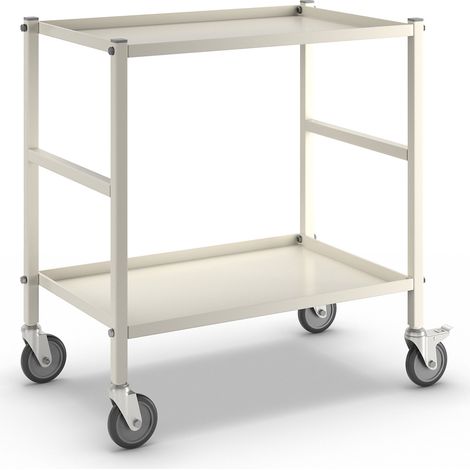 Kongamek, Chariot à 2 plateaux, 4 roulettes pivotantes, dont 2 (1/5)