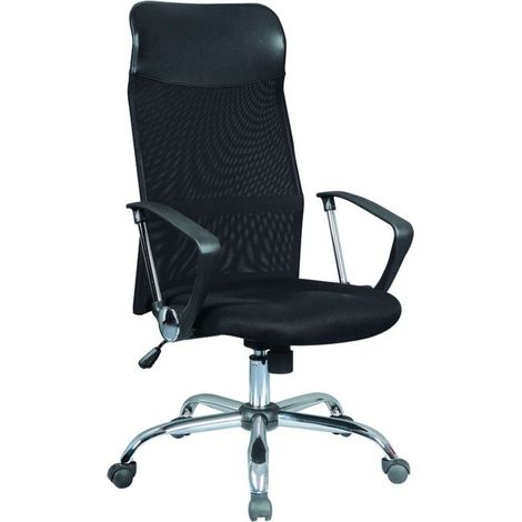Silla despacho Meeting giratoria color negro Diseño original Oficina moderna