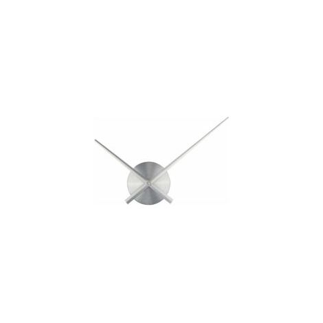 Lancette per orologio 3D - Timelike DIY - Grandi lancette per orologio da parete 3D - Decorazione artistica per la casa. Orologio al quarzo. Accessori (argento) - Crezuo (1/4)