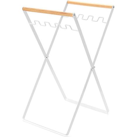 Support pliable pour sacs poubelles en plastique, support métallique pour sacs poubelles de camping en extérieur --- (1/5)