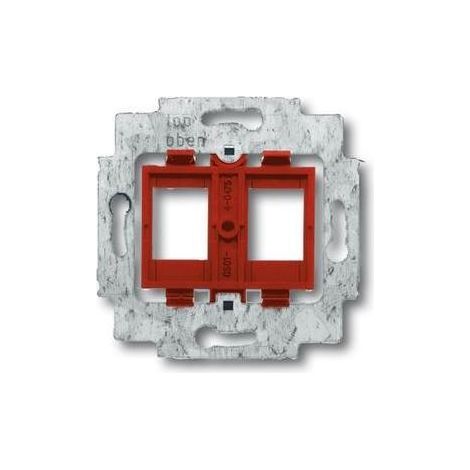Tragring mit rotem Sockel für 2 Modular-Jack-Einsätze 2CKA001753A8055 (1/5)