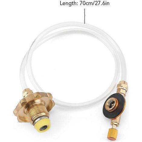 CAMINGMOON Adaptateur pour cartouche de butane sur trépied, connecteur pliable pour réchaud à gaz, support pour lampe à gaz, tête de cassette pour réchaud de camping