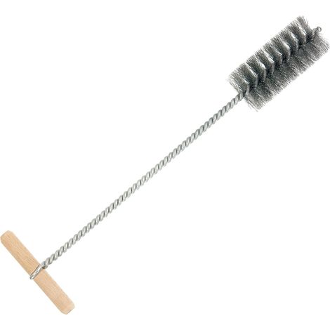 IsolBau Stahl-Ladestock mit Griff, Stahldrahtbürste, 30 mm (1/5)