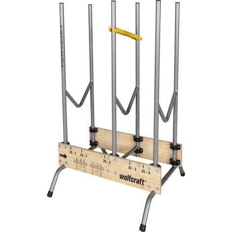 wolfcraft - Chevalet de Tronçonnage Pliable et Mobile - Charge Max. 150 kg - réf. 5121000