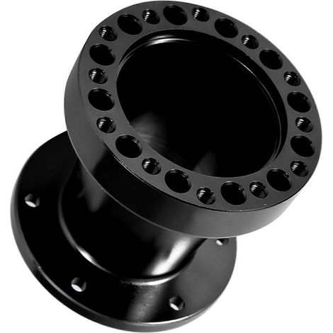 3-Zoll-Universal-Lenkradnaben-Aluminium-Distanzstück-Lenkradnaben-Adapter-Kit (Schwarz)