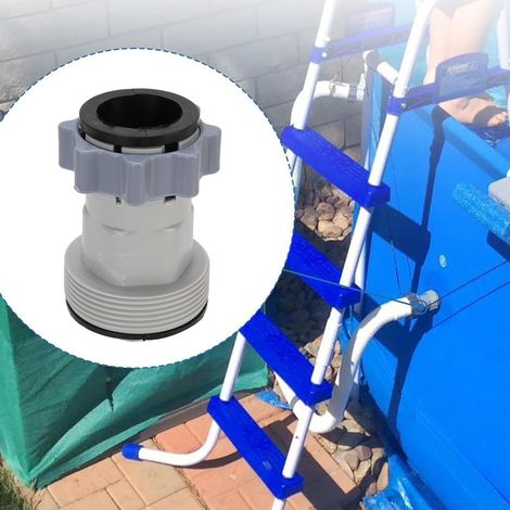 Adaptateur de Conduite pour Piscine - Connecteur 1.5in à 1.25in pour Pompe - ABS - Anti-Corrosion - Accessoire Piscine Hors-Sol (1/5)