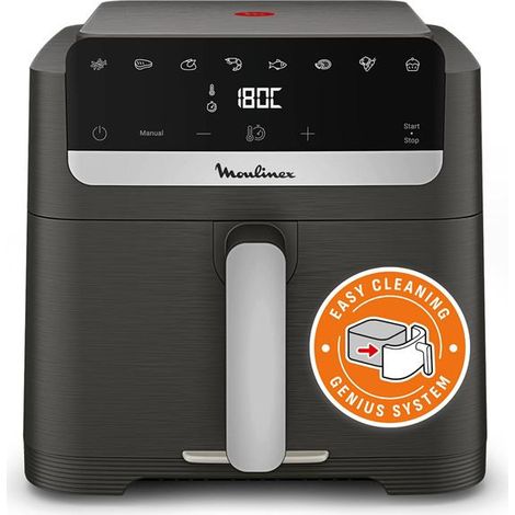 Moulinex Easy Fry Compact EZ866HF1 friggitrice ad aria senza olio 7,5 L 2020 W grigio scuro