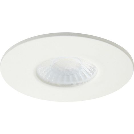 Spa Rhom LED Fire Rated Downlight 8W Dimmable IP65 Tri-Colour CCT Matt White (1/5)