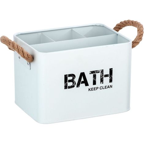 Organisateur de salle de bain GARA, couleur noir,