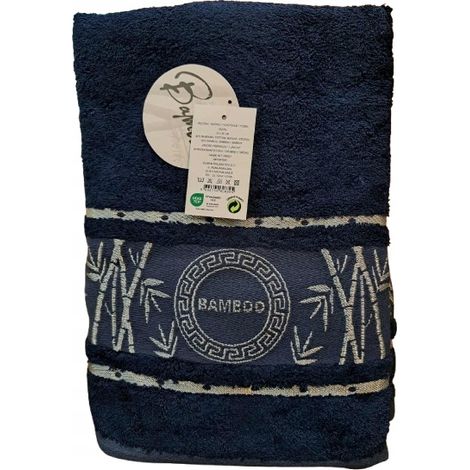 Serviette de bain Cotton Candy 70x140cm bleu bambou (1/2)