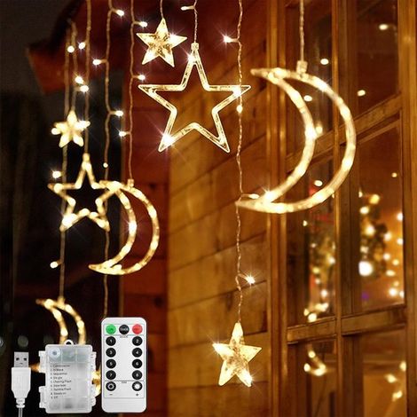 Guirlande lumineuse décorative de 10 m de long pour le camping, guirlande lumineuse d'extérieur, lampe LED rechargeable, lampe d'extérieur étanche, lampe de camping (1/5)