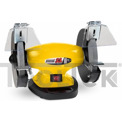 SMERIGLIATRICE MOLA DA BANCO LUCIDATRICE 550W 200mm DOPPIA COMBINATA FEMI
