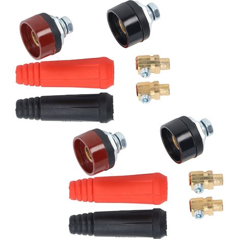 Kit de 12 connecteurs rapides pour câbles de soudage et alimentation électrique (1/5)