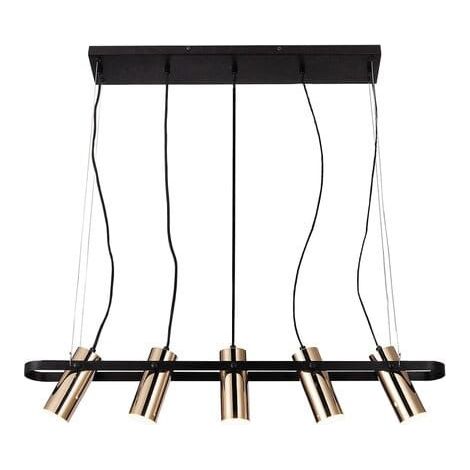 Suspension industrielle LED 25W dorée Rabalux Raven