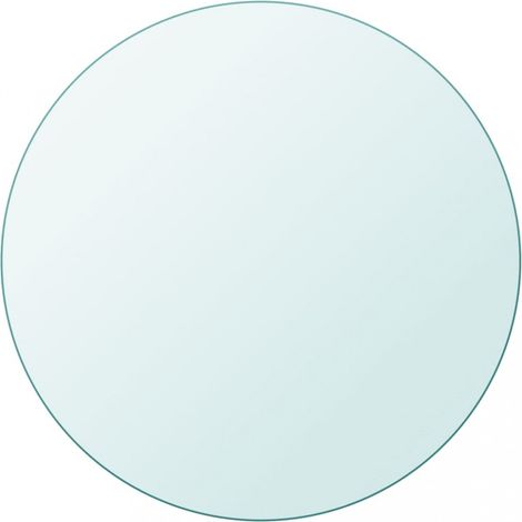 Tischplatte aus gehärtetem Glas rund 600 mm vidaXL (1/5)