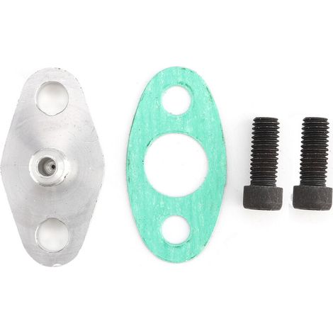 Jeffergarden AN4 Turbo Joint d'entrée d'huile pour turbocompresseur T3 T4 en alliage d'aluminium-DOU
