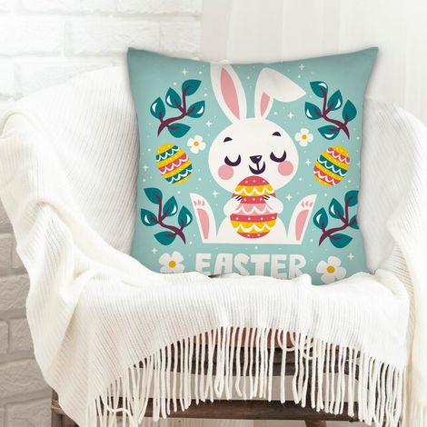 Housse de coussin sans coussin résistant aux tachespour Noël, la Saint-Valentin, anniversaire (1/5)